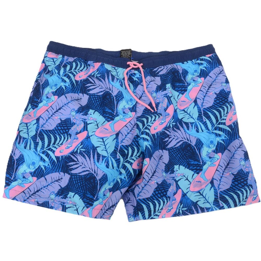 Batman Joker Elastic Waist Surf Swim Shorts Dark Blue Men's XXL Beach Summer